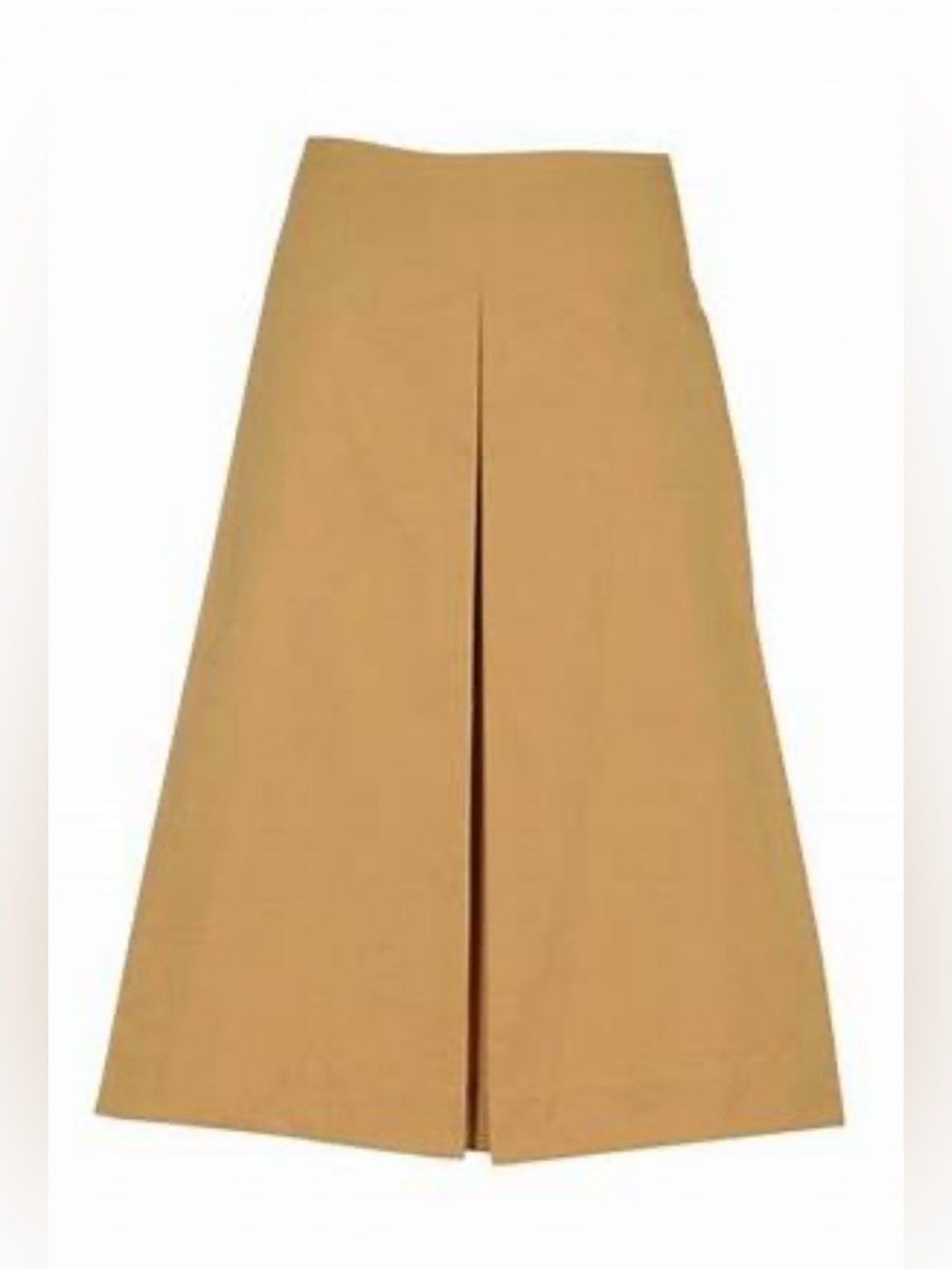 Banana Republic Beige Pleated Midi Skirt